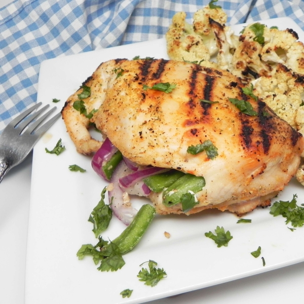 Grilled Stuffed Chicken Breasts