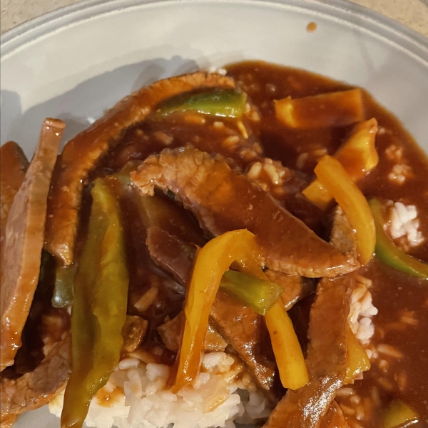 Chinese Pepper Round Steak