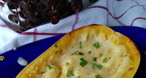 Low-Carb Spaghetti Squash Alfredo