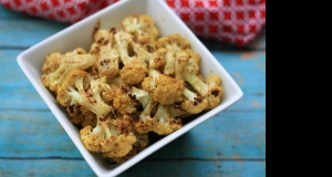 Vegan Roasted Curry Cauliflower