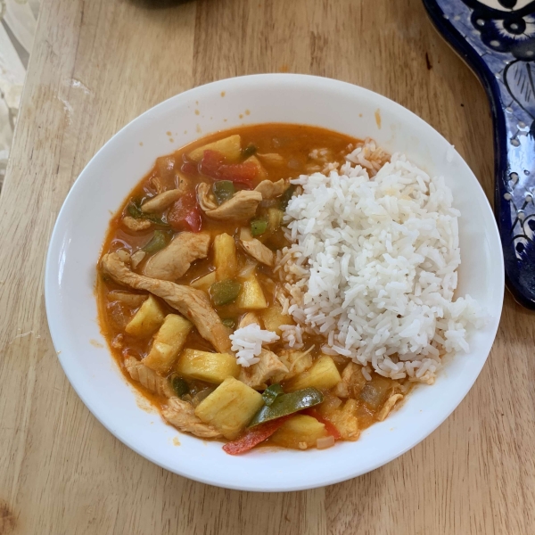 Thai Pineapple Chicken Curry