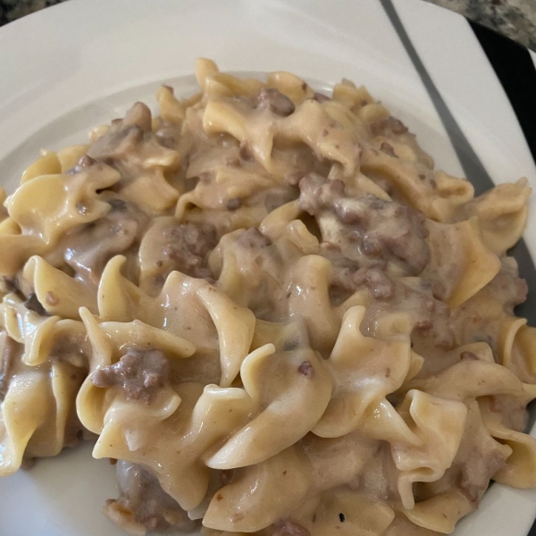 Instant Pot® Ground Beef Stroganoff