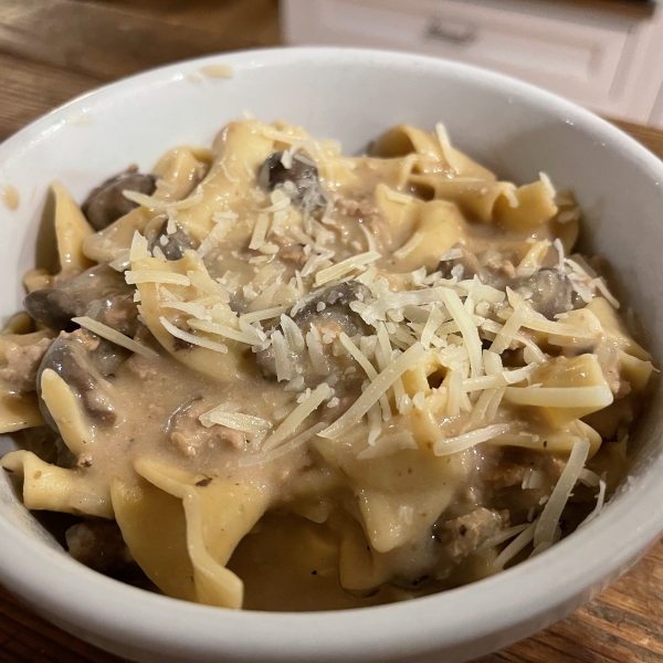 Instant Pot® Ground Beef Stroganoff