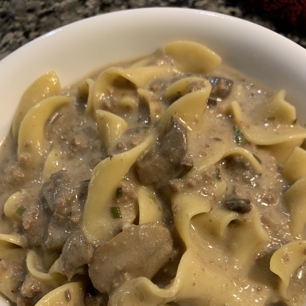 Instant Pot® Ground Beef Stroganoff