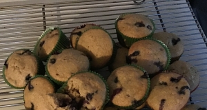 Lactose-Free Banana and Blueberry Muffins