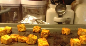 Spicy Baked Marinated Tofu