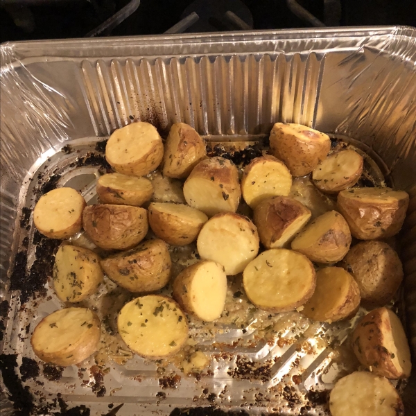 Garlic and Vinegar Roasted Potatoes