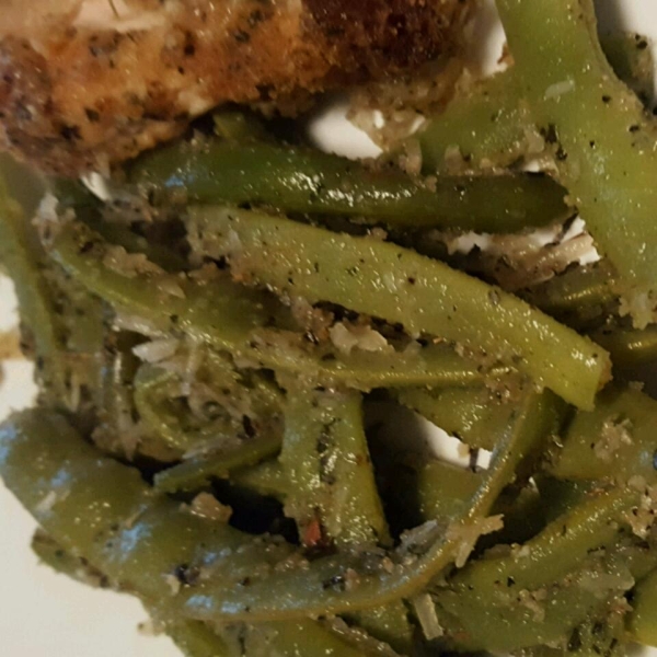 Green Beans with Bread Crumbs