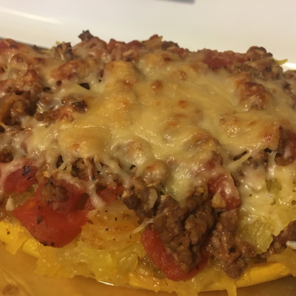 Baked Spaghetti Squash Lasagna Style