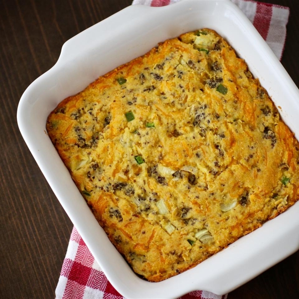 Sausage Cheese Cornbread