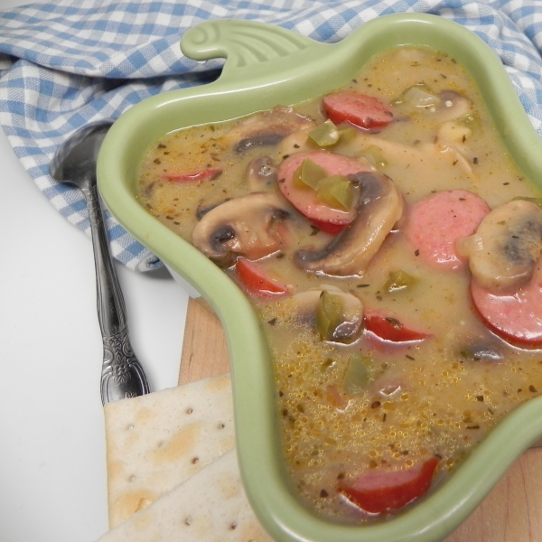Slow Cooker Chicken and Mushroom Stew
