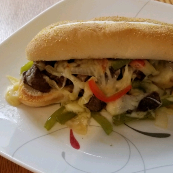 Slow Cooker Philly Steak Sandwich Meat