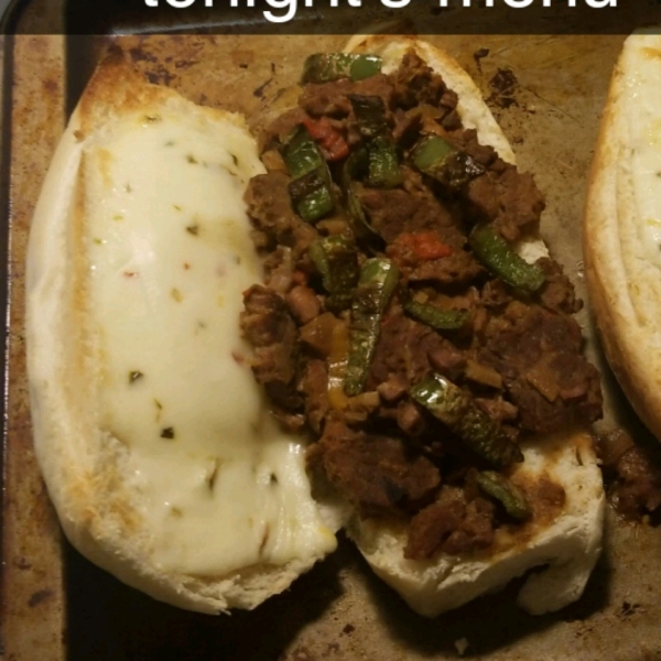 Slow Cooker Philly Steak Sandwich Meat