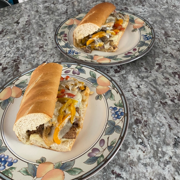 Slow Cooker Philly Steak Sandwich Meat