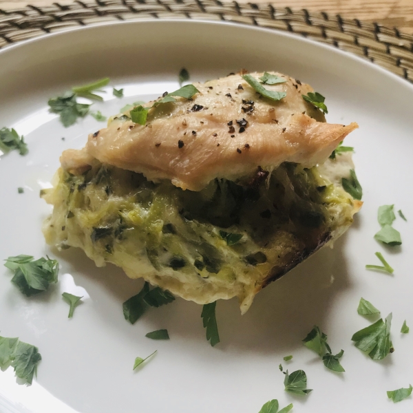 Zucchini Stuffed Chicken