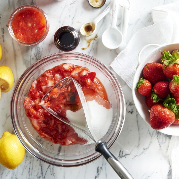 Strawberry-Vanilla Freezer Jam
