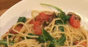 Pasta with Arugula and Tomatoes