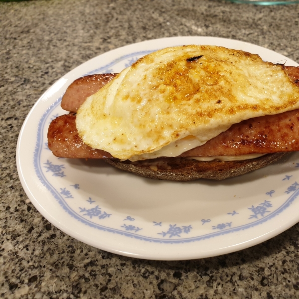 Cajun Egg Sandwich