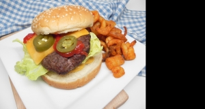 Air Fryer Venison Burgers