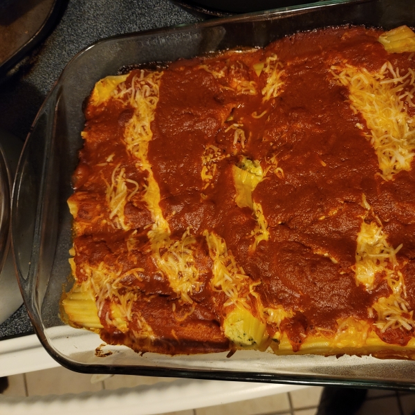 Three Cheese Manicotti