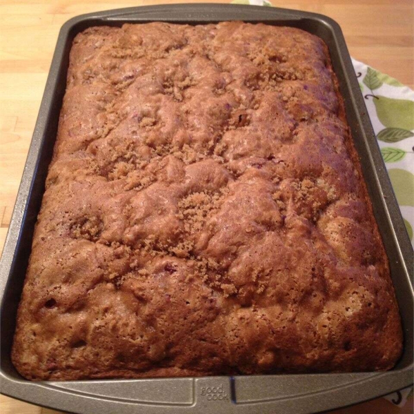 Grandma Moyer's Rhubarb and Strawberry Coffee Cake