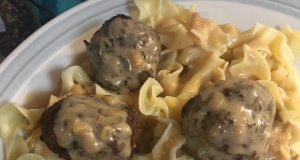 French Onion Meatballs