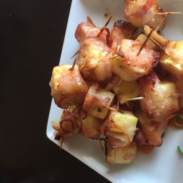 Easy Rumaki with Pineapple