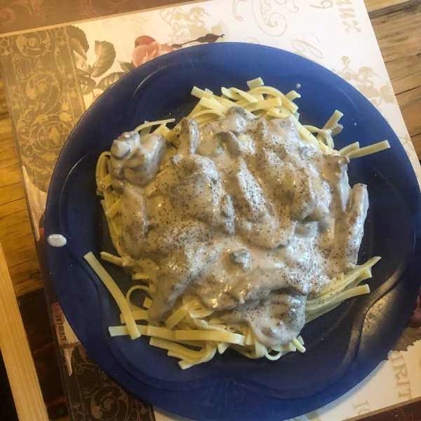 Beef Stroganoff with Steak