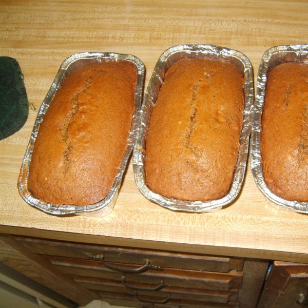 Pumpkin-Walnut Bread