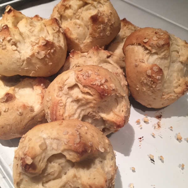 Oatmeal Sourdough Rolls