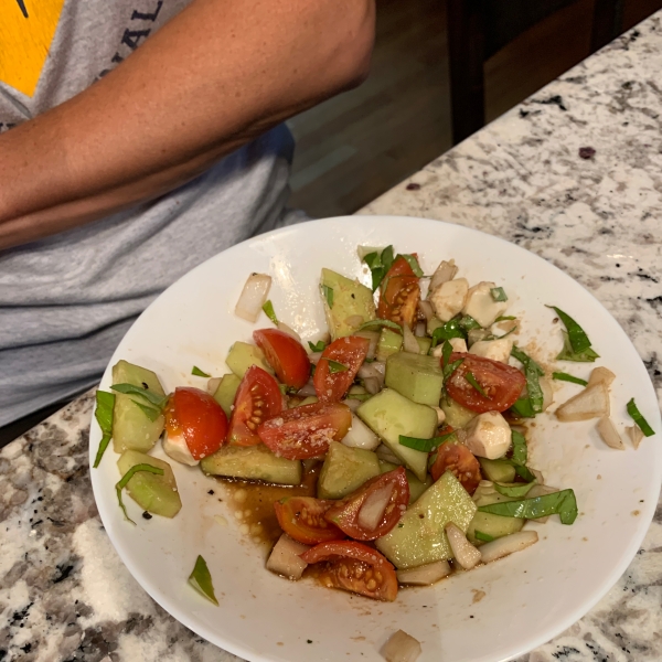 Tomato, Basil, and Feta Salad