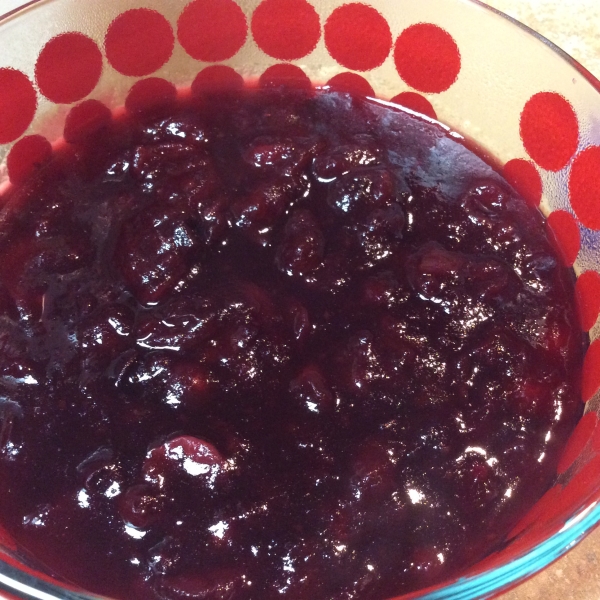 Maple Syrup Cranberry Sauce