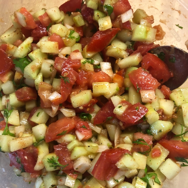 Fresh and Light Cucumber Salsa