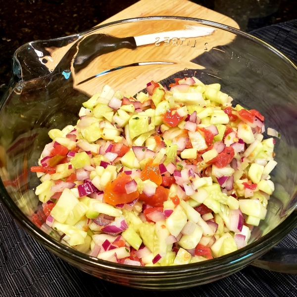 Fresh and Light Cucumber Salsa