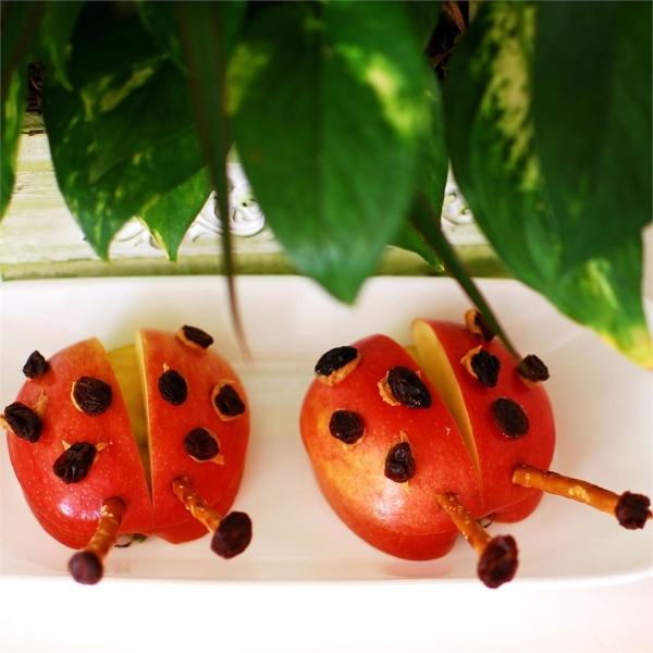 Apple Ladybug Treats