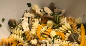 Lime Chicken and Mushroom Pasta