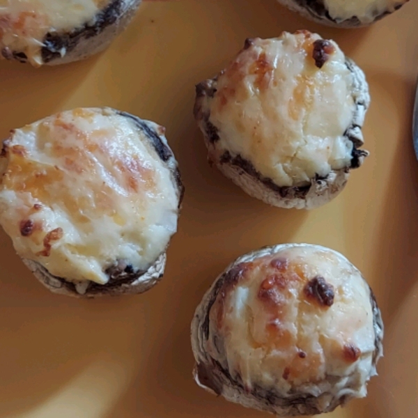 Air Fryer Stuffed Mushrooms