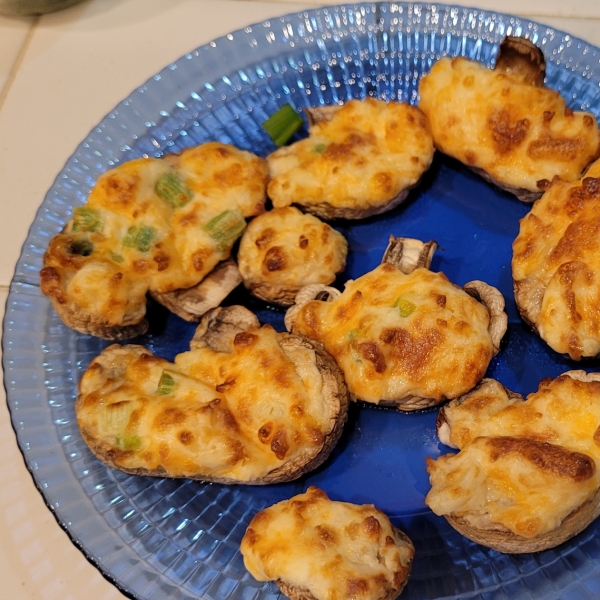 Air Fryer Stuffed Mushrooms