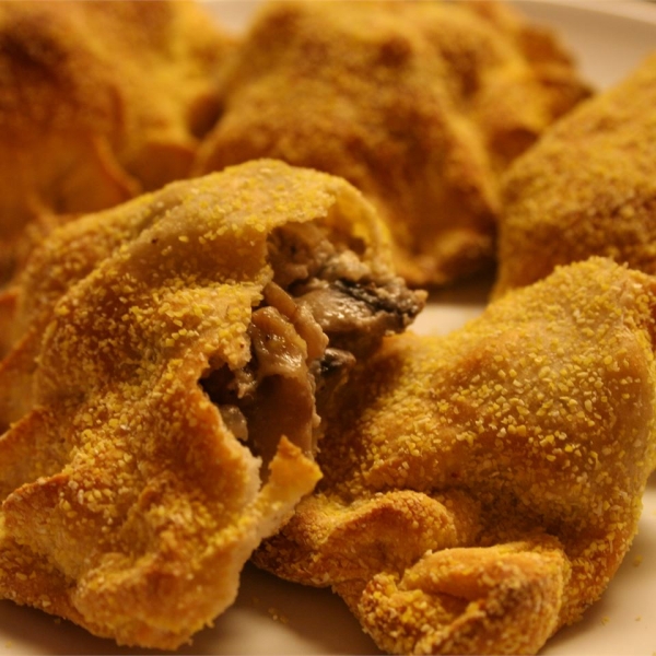 Easy Mushroom-Goat Cheese Empanadas