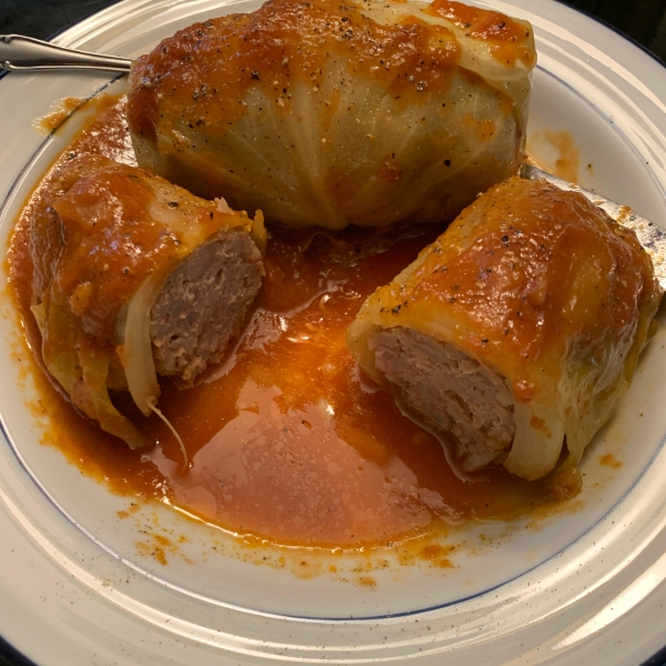 Grandma's Hungarian Stuffed Cabbage, Slow Cooker Variation