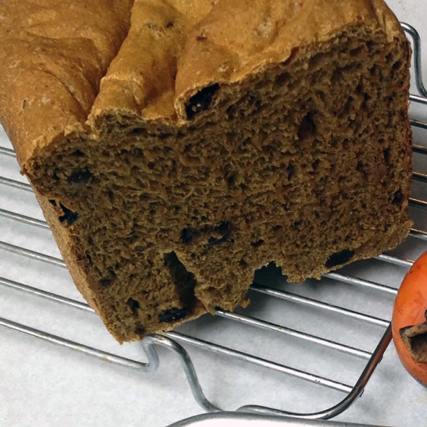Persimmon Raisin Yeast Bread