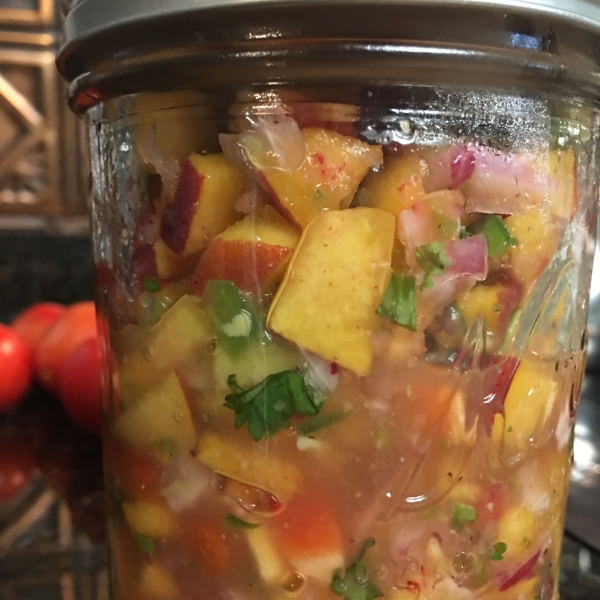 Peach Avocado Salsa