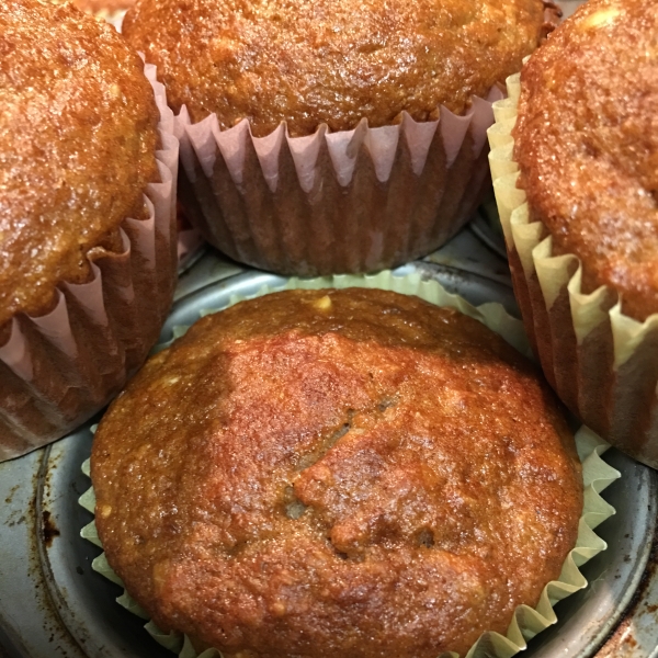 Oat Applesauce Muffins