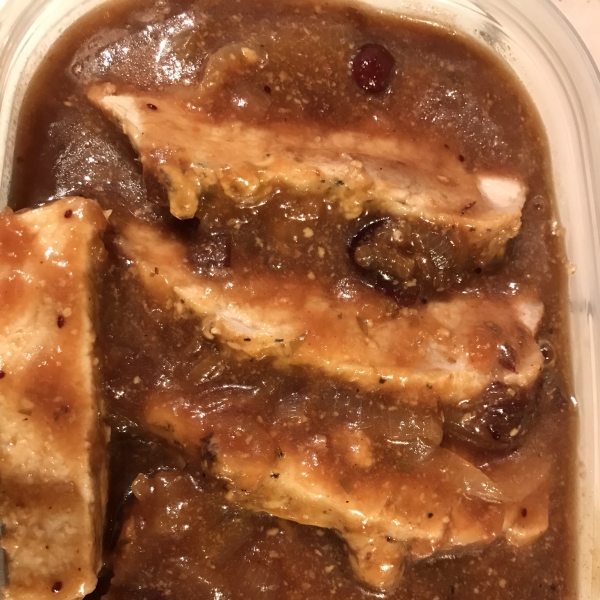 Instant Pot® Pork Loin in Cranberry-Dijon Sauce