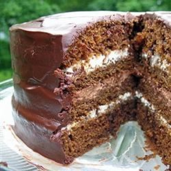 Pumpkin-Chocolate Layer Cake