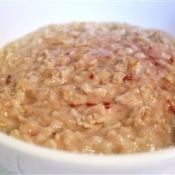 Peanut Butter and Preserves Oatmeal