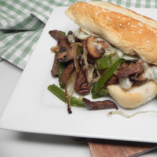 Air Fryer Steak and Cheese Melts