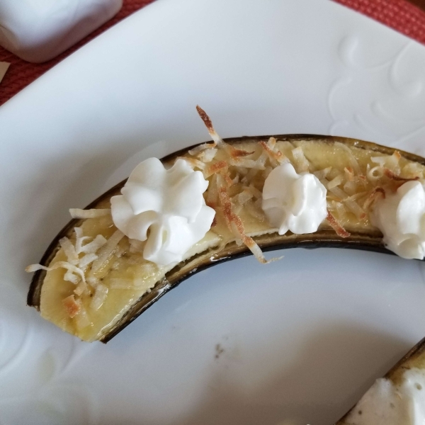 Honey Coconut Bananas