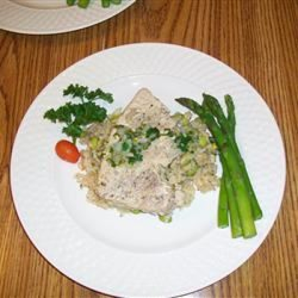 Tuna with Rice Pilaf