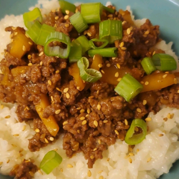 Teriyaki Ground Beef Skillet